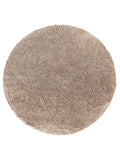 Tapis Lavable Rond Shaggy Sable - Sahel