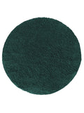 Tapis Lavable Rond Shaggy Vert Sapin - Sahel