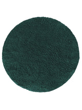 Tapis Lavable Rond Shaggy Vert Sapin - Sahel