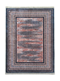 Tapis Lavable Vintage Bleu et Rose - Terrazzo