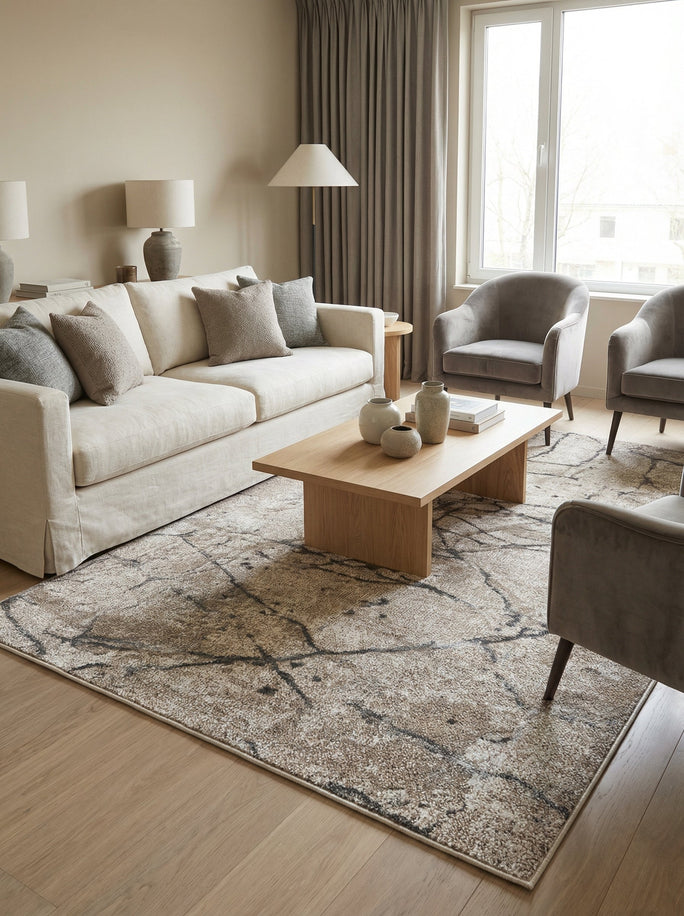 Beige Modern Rug - Torino
