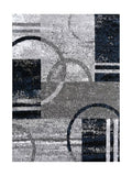 Tapis Moderne Gris & Bleu - Camden