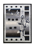 Tapis Moderne Gris et Bleu - Dante N°02