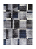 Tapis Moderne Gris et Bleu - Dante N°09