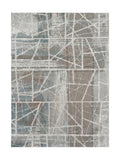 Tapis Moderne Gris et Bleu - Isadora