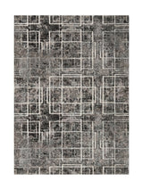 Tapis Moderne Gris et Noir - Torino N°09