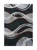 Tapis Moderne Gris et Vert - Dante
