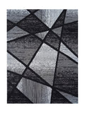 Tapis Moderne Gris & Noir - Camden N°06-BLACK