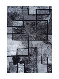 Tapis Moderne Gris & Noir - Camden N°15
