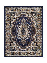 Tapis Oriental Bleu Marine & Caramel - Valore