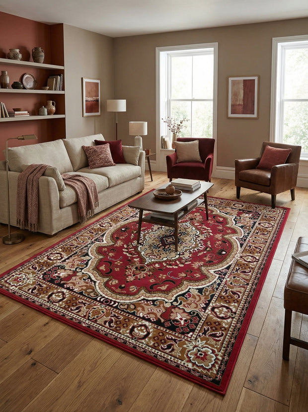 Tapis Oriental Rouge & Caramel - Valore
