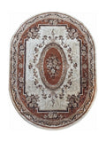 Tapis Ovale Oriental Marron - Riviera
