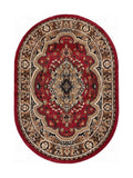 Tapis Ovale Oriental Rouge & Caramel - Valore