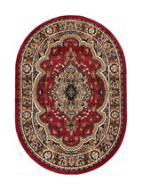 Tapis Ovale Oriental Rouge & Caramel - Valore