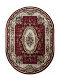 Tapis Ovale Oriental Rouge - Riviera N°04