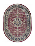 Tapis Ovale Oriental Rouge - Riviera