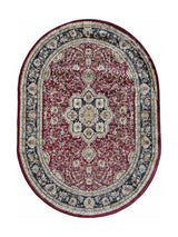 Tapis Ovale Oriental Rouge - Riviera