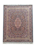 Tapis Persan Bleu Marine et Violet - Isfahan N°06