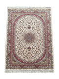 Tapis Persan Crème et Rouge - Isfahan N°02