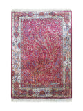Tapis Persan en Soie Rouge - Samara N°11