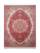 Tapis Persan Rouge et Crème - Isfahan N°10