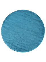 Tapis Rond Uni Bleu - Ravello