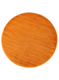 Tapis Rond Uni Orange - Ravello