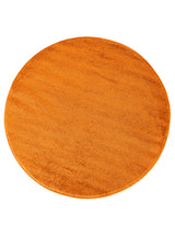 Tapis Rond Uni Orange - Ravello