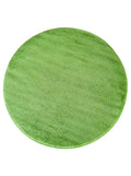 Tapis Rond Uni Vert - Ravello