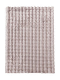 Tapis Shaggy Rose Poudré - Prismo