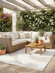 Tapis Extérieur Beige Crème - Natura